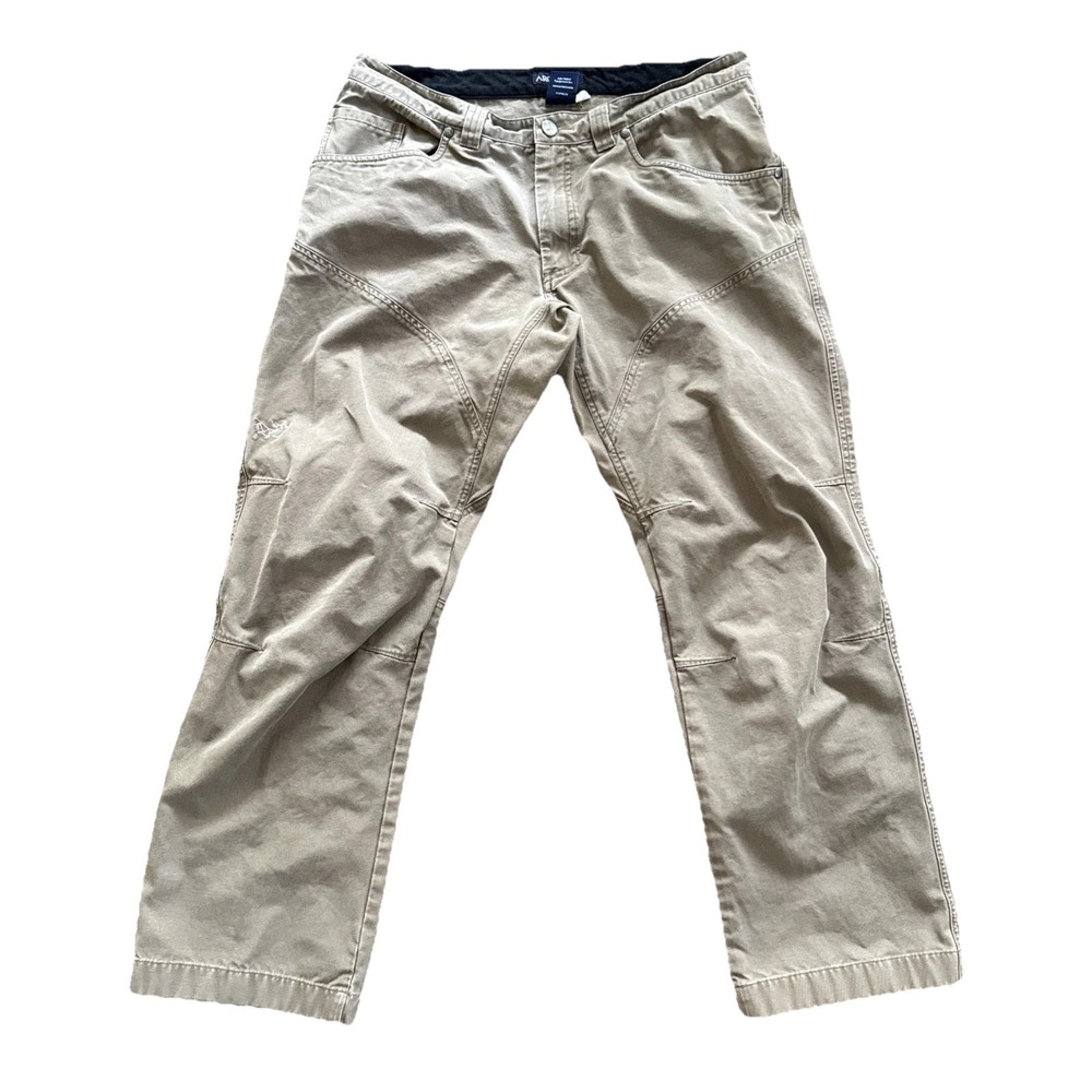 Arc'teryx Spotter Pant Men 33x29 Brown Cotton Canvas Climbing Bouldering Relaxed